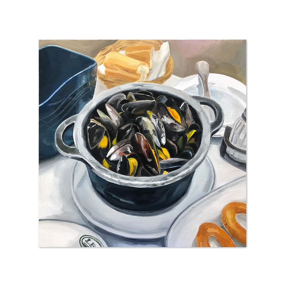 안다은 | Brussels steamed mussels