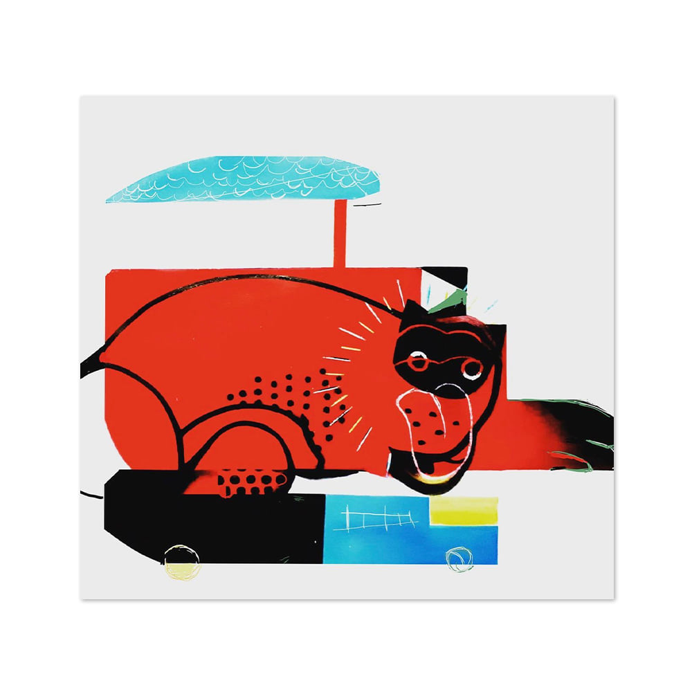 강복경 | 파라솔 아래 고양이
