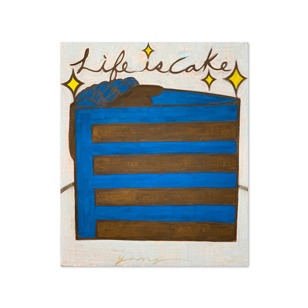 루나양 | A piece of blue cake